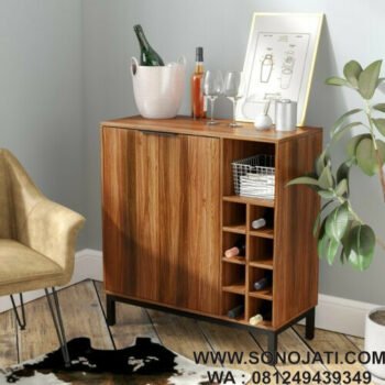 Kabinet Bar Natural Orion Bar Cabinet
