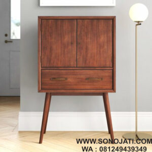 Kabinet Bar Skandivanian Morris 4 Bottle
