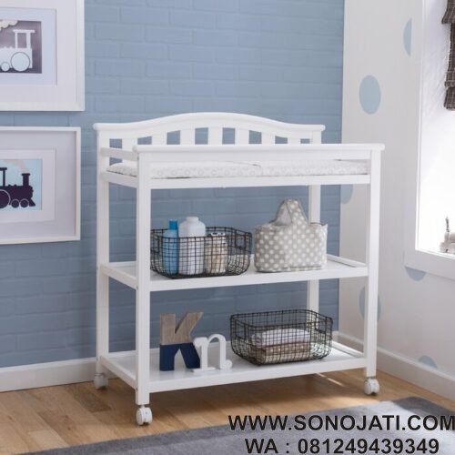 Kranjang Baju Bayi Susun Bell Top Changing Table