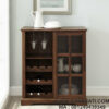 Lemari Bar Minimalis Hartwick Sliding Glass Door