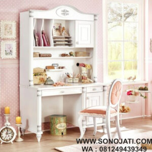 Lemari Meja Belajar Riya Kids Study Desk