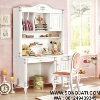 Lemari Meja Belajar Riya Kids Study Desk