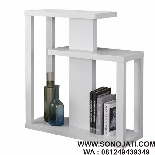 Meja Konsul Minimalis Putih Aquin Three Tiered Meja Konsul Minimalis Putih Aquin Three Tiered