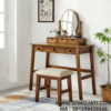 Meja Rias Kayu Jati Gearld Vanity Set