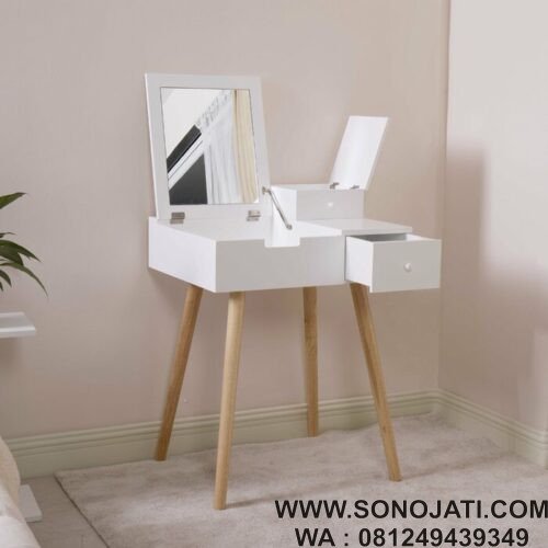 Meja Rias Minimalis Nuccio Solid Wood
