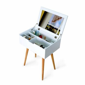 Meja Rias Minimalis White Vanity Table