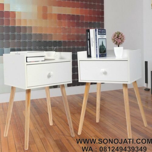 Nakas Minimalis Putih oll 1 Drawer