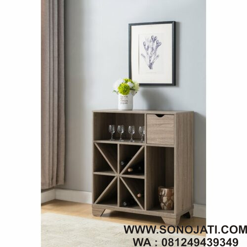 Rak Bar Minimalis Heid Wine Rack Rak Bar Minimalis Heid Wine Rack