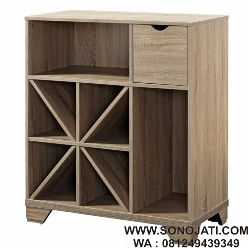 Rak Bar Minimalis Heid Wine Rack Rak Bar Minimalis Heid Wine Rack