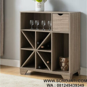 Rak Bar Minimalis Heid Wine Rack