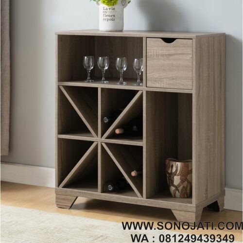 Rak Bar Minimalis Heid Wine Rack