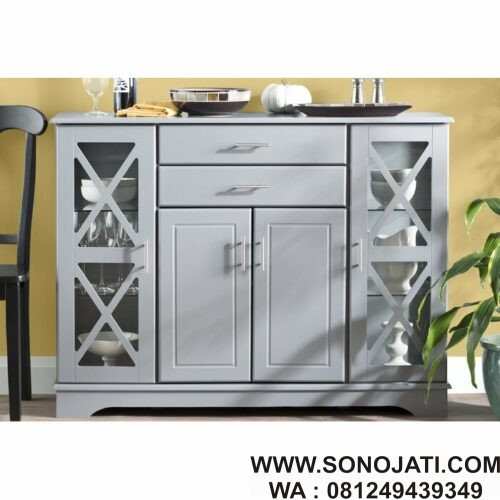 Rak Dapur Minimalis Abu Abu Legere