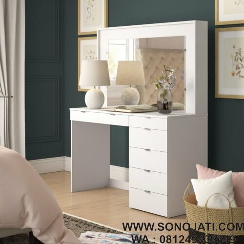 Tolet Minimalis Putih Spurlin Dressing