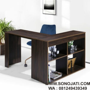 Meja Komputer Kunkel L-Shape