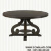 Meja Makan Kayu Solid Kenworthy