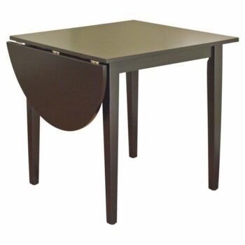 Meja Makan Lipat Kayu Solid Castellon Drop Leaf