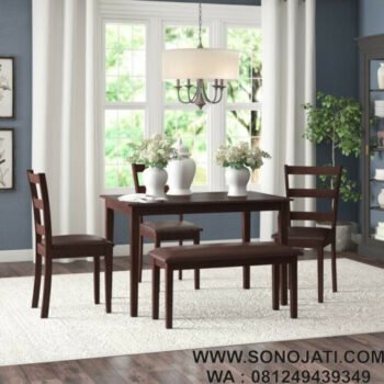 Set Kursi Makan Minimalis Terbaru Nilgun 5 Buah
