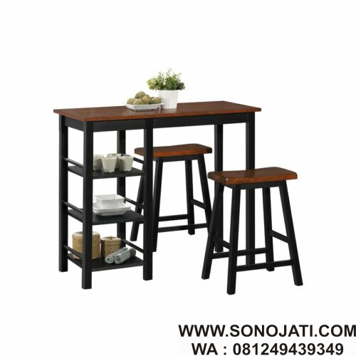 Set Meja Makan Bar Berrios Set Meja Makan Bar Berrios