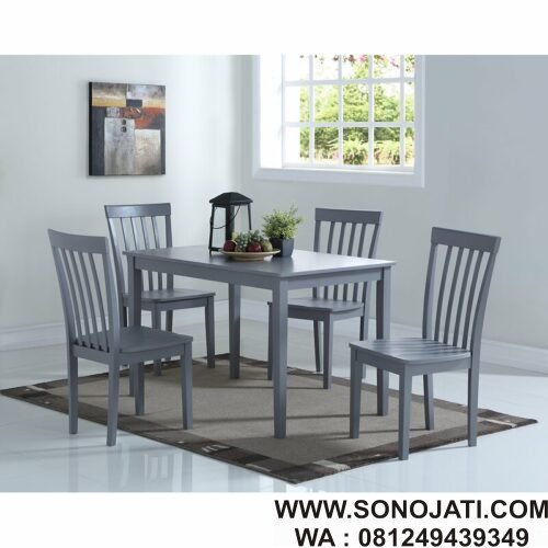 Set Meja Makan Minimalis Ralls
