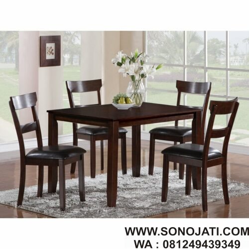 Set Meja Makan Minimalis Wilmoth