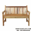 Bangku Taman Jati Minimalis Teak Garden Bench