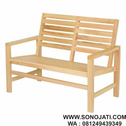 Bangku Taman Minimalis Kayu Cambridge