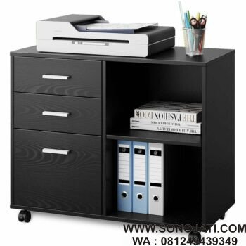 Lemari Arsip Newfields 3-Drawer Mobile