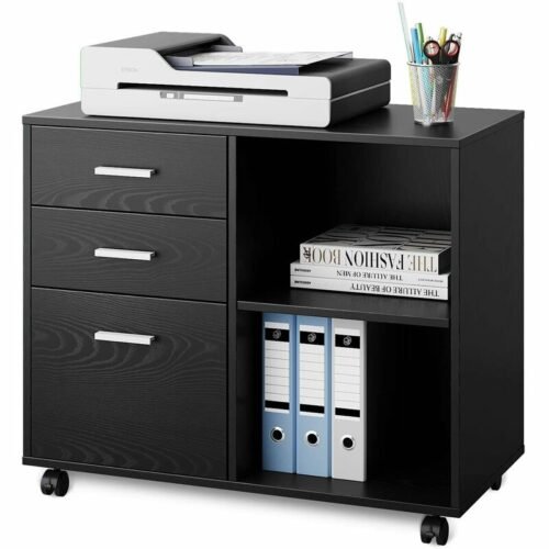 Lemari Arsip Newfields 3-Drawer Mobile