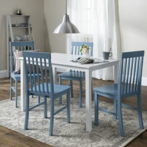 Set Makan Minimalis Biru 5 Buah Endicott