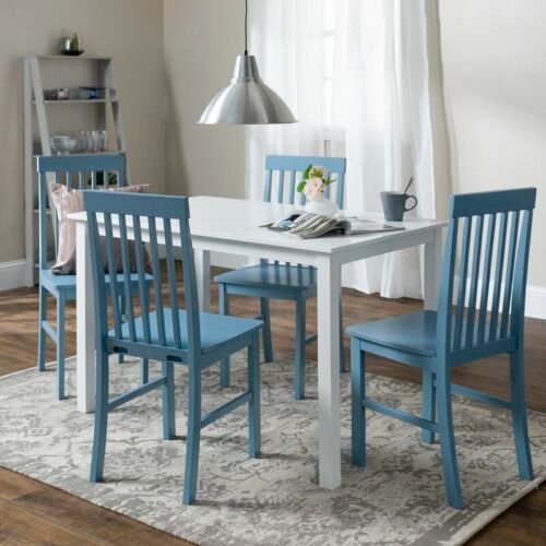 Set Makan Minimalis Biru 5 Buah Endicott