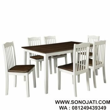 Set Meja Makan Dawson 5 Buah