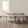 Set Meja Makan Minimalis Shelburne 7 buah