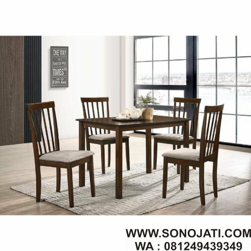 Kursi Makan Minimalis Johnone 5 Buah