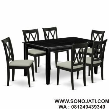 Kursi Makan Set Minimalis Maellys 7 Buah Set