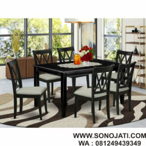 Kursi Makan Set Minimalis Maellys 7 Buah Set