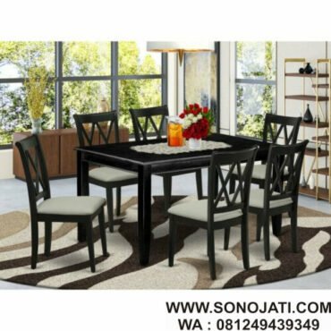 Kursi Makan Set Minimalis Maellys 7 Buah Set