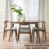 Set Makan Kayu Solid Millie 5 Piece