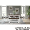 Set Meja Makan Duco Putih Glendale Heights 6