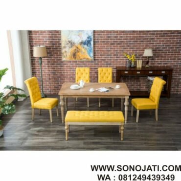 Set Meja Makan Kenleigh 6