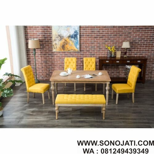 Set Meja Makan Kenleigh 6