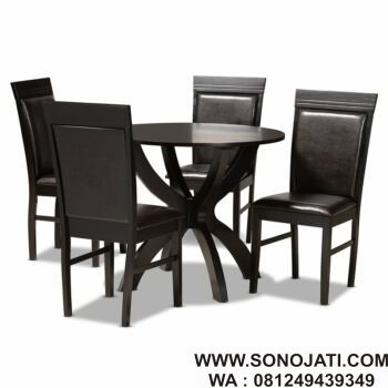 Set Meja Makan Minimalis Bowlus 5