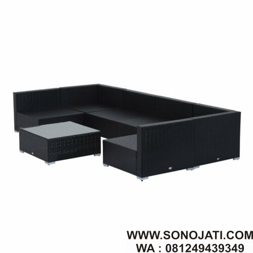 Kursi Rotan Sofa Modern Merton 6 Kursi Rotan Sofa Modern Merton 6