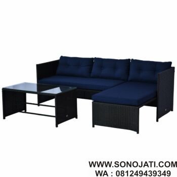 Kursi Teras Rotan Minimalis 352