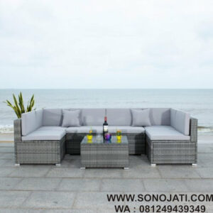 Sofa Rotan Minimalis Diona Anyaman