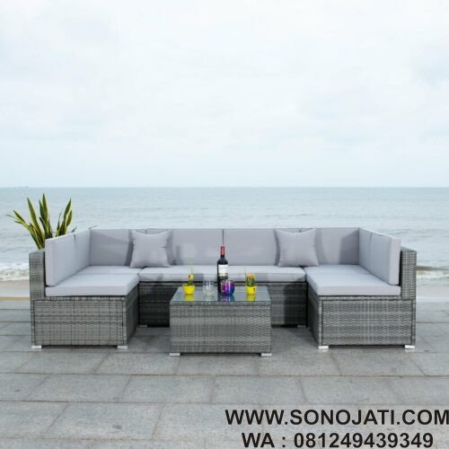 Sofa Rotan Minimalis Diona Anyaman