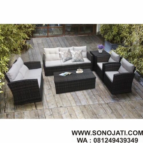 Sofa Rotan Sintetis Person Seating