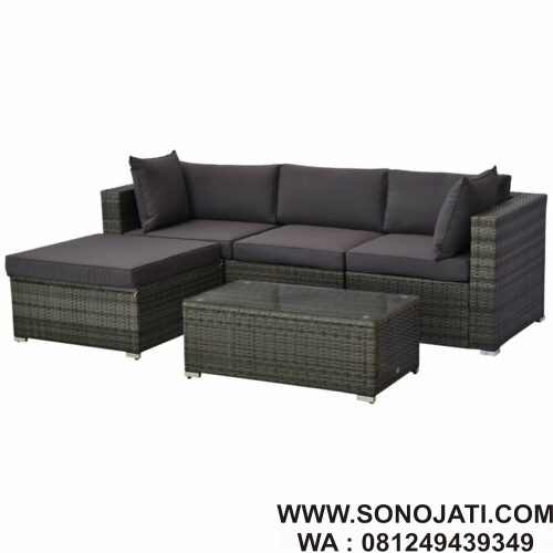 Sofa Rotan Wicker Minimalis Modern e Sofa Rotan Wicker Minimalis Modern