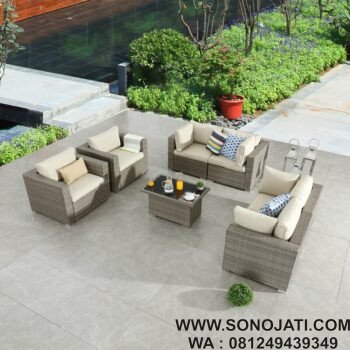 Kursi Rotan Santai Wragby Wicker