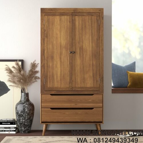 Lemari Kayu Pakaian Eisen Armoire