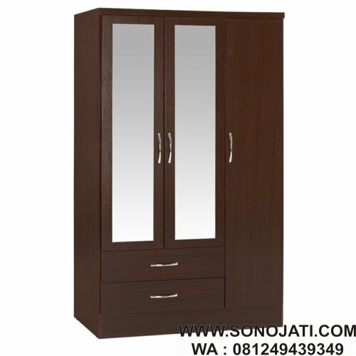 Lemari Pakaian Amiens 3 Pintu 2 Laci